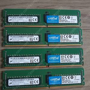 Micon DDR4 2666 16GB ECC 양면 x 4개