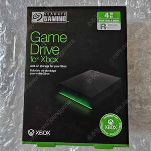 xbox용 HDD 4Tb 팝니다