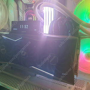 커세어 벤젼스 RGB 화이트 8*2 16GB 더미램 포함4개 DDR4