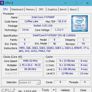 cpu i7 9700kf 단품 판매합니다