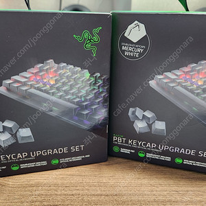 레이저 PBT 키캡 (그린, 화이트)