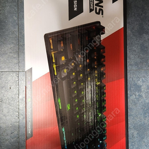 HyperX Alloy Origins Core RGB 청축/적축 게이밍 키보드 (한글 자판) - 미개봉