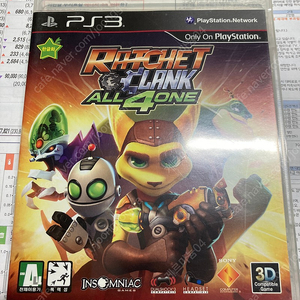 ps3 라쳇 앤 클랭크 올 포 원 (all 4 one)