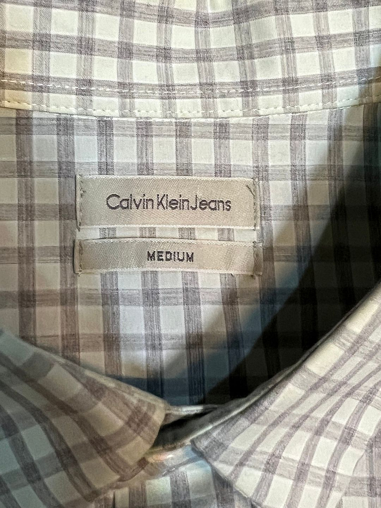 30/M 캘빈클라인 CK 체크셔츠, 치노팬츠--9