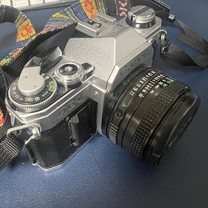 수동 필름카메라 캐논 AE-1 + 렌즈 50mm 1.8 팝니