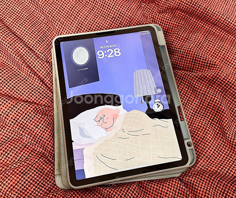 아이패드 에어5 블루 셀룰러 256gb--0