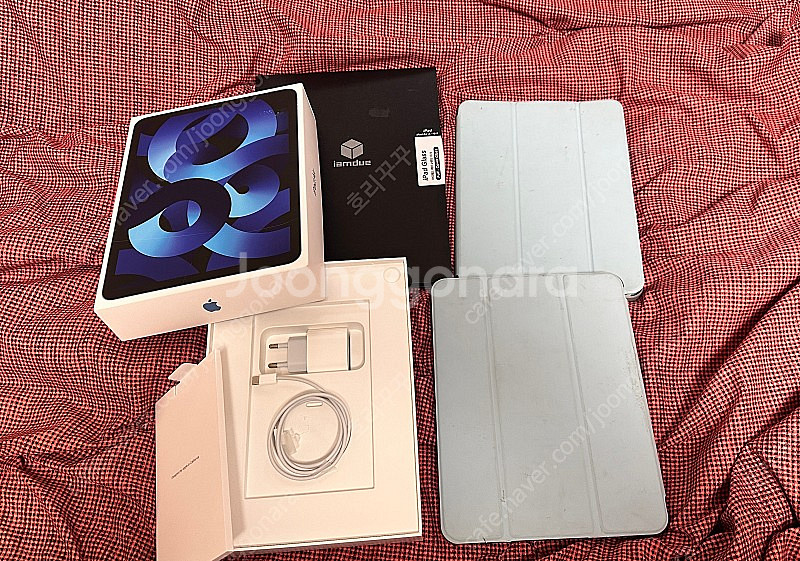 아이패드 에어5 블루 셀룰러 256gb--2
