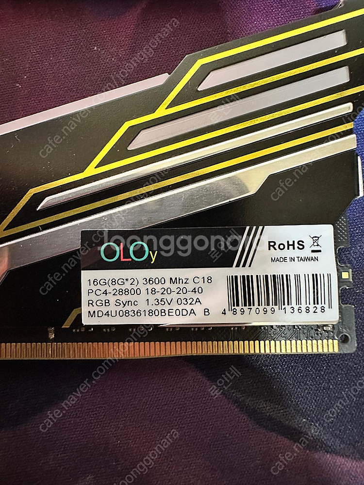 DDR4 CL18 . 3600MHZ . 8x2 16g ...--1