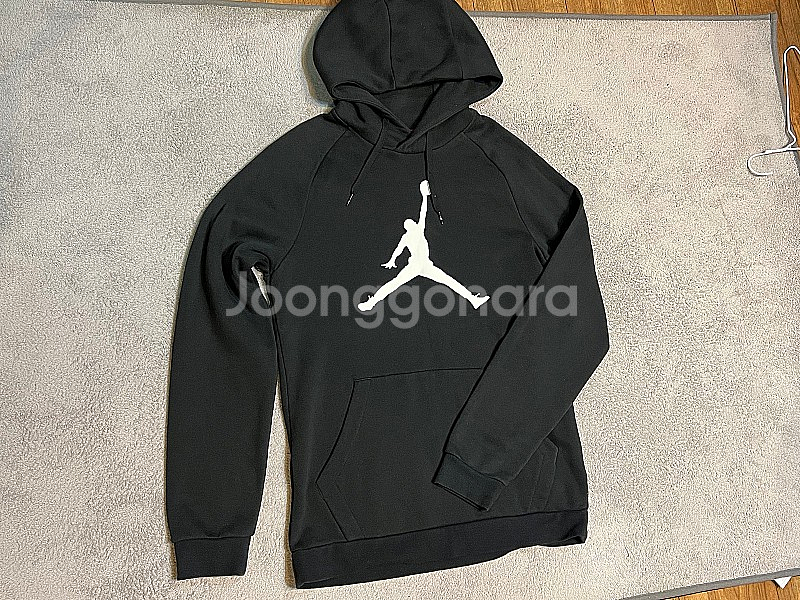 95-100 블랙 나이키 조던 후드티--0