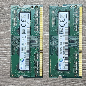 삼성 램 노트북용 DDR3 12800S 4G 팝니다(2개일괄)