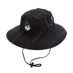 [S-M] 말본 골프 x 스파이더 고어택스 버킷햇 블랙 Malbon x Spyder Gore-Tex Rain Bucket Hat