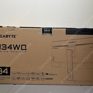 기가바이트 M34WQ IPS 144 UWQHD HDR400 모니터 팝니다.