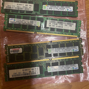 삼성 서버용 DDR3 8G PC3L-10600R ECC REG * 4개 일괄