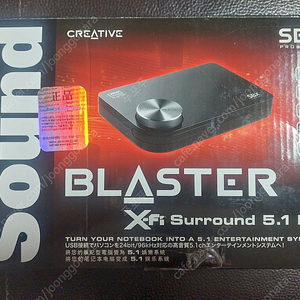 사운드블라스터 X-Fi Surround pro 5.1 외장 사운드카드