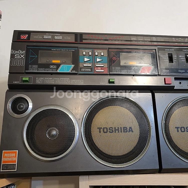 TOSHIBA RT-SX1000 도시바 붐박스 (하자있...--2