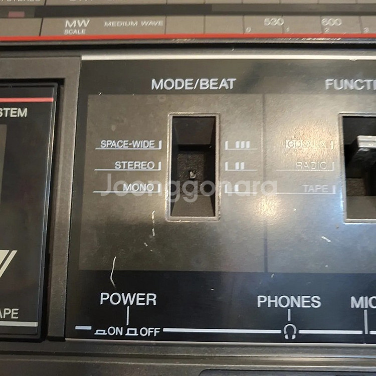 TOSHIBA RT-SX1000 도시바 붐박스 (하자있...--4