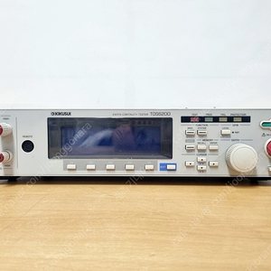 KIKUSUI 기쿠수이 TOS6200 Earth Continuity Tester 접지 도통시험기