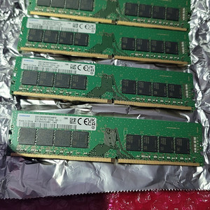 [미장착 신품]삼성 DDR4 3200 32g x 4개 일괄