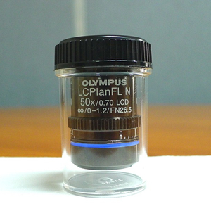 올림푸스현미경렌즈 Olympus LCPLFLN50XLCD LCPlanFL N 50x/0.70 LCD /0-1.2/FN26.5 중고현미경 현미경렌즈중고
