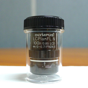 올림푸스현미경렌즈 Olympus LCPLFLN100XLCD LCPlanFL N 100x/0.85 LCD /0-0.7/FN26.5 중고현미경 렌즈