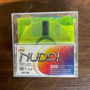 3.5인치 투명+색깔 플로피 디스크 (NUDDI FLOPPY DISKS)