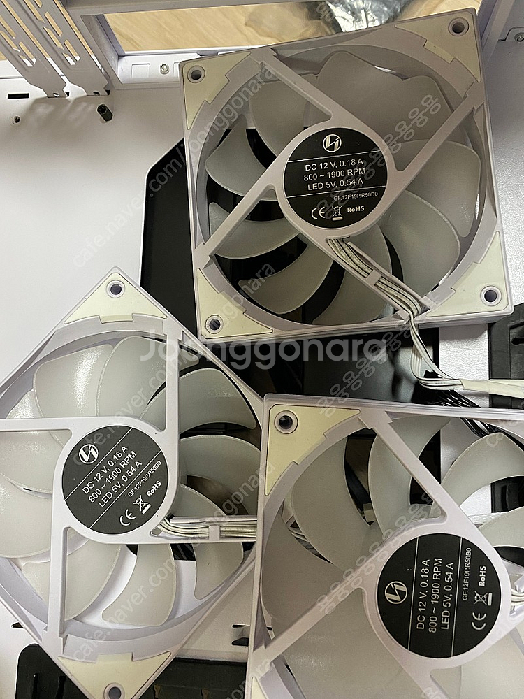 리안리 o11d-xl rog 화이트 케이스 세트--5