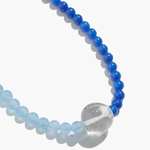 [apart from that store] BLUE/CLEAR FARM NECKLACE