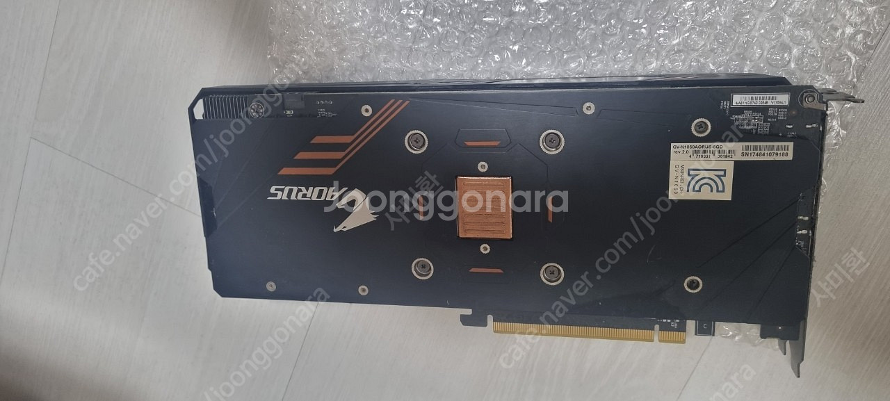aorus gtx 1060 6g =>부천,90000--1