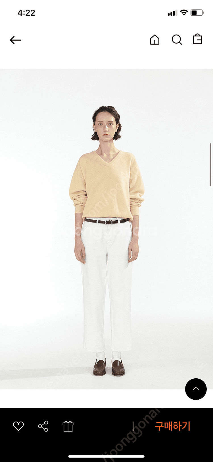 낫띵리튼 haig v-neck pullover (Har...--1