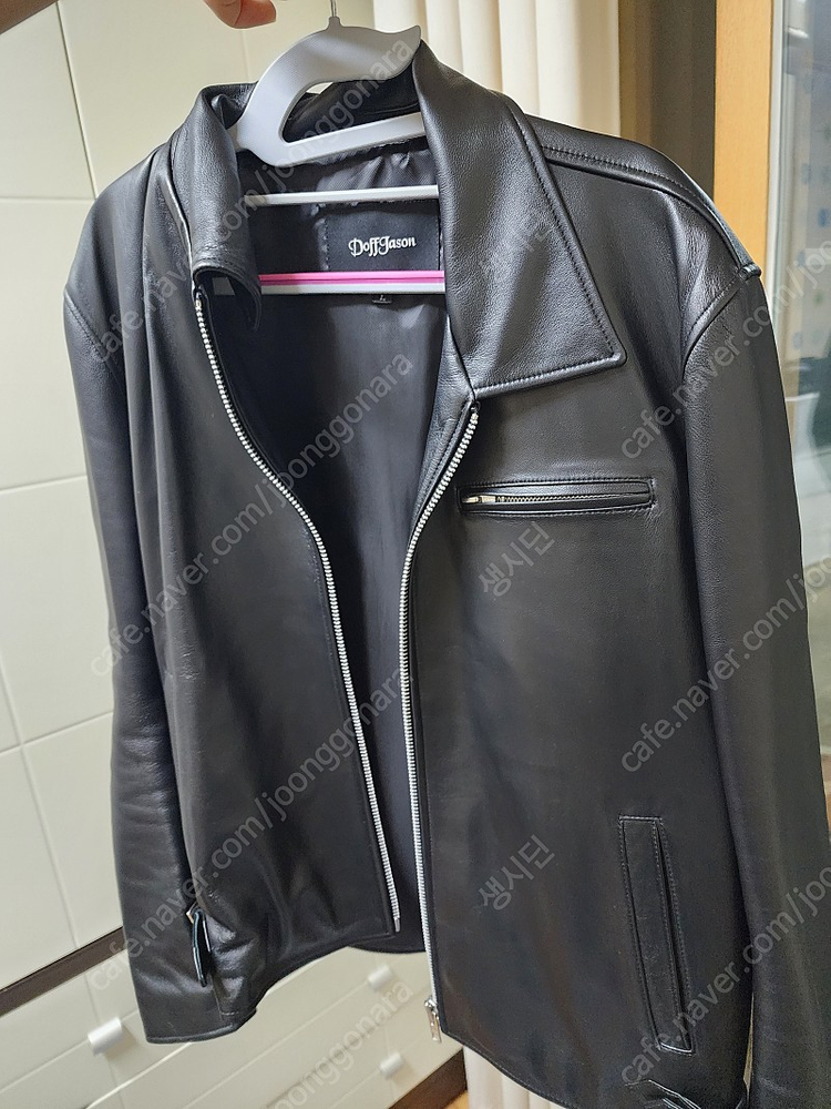 도프제이슨 램스킨 싱글라이더 자켓 L사이즈 이미지