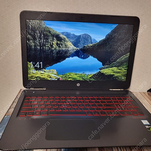 hp omen 15 게이밍 노트북 i7 7700HQ GTX1050 거치대포함