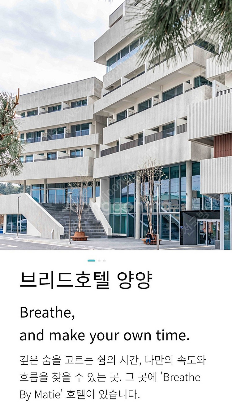 한화리조트 양양 브리드호텔 주중(월요일~목요일) 예약해...--0