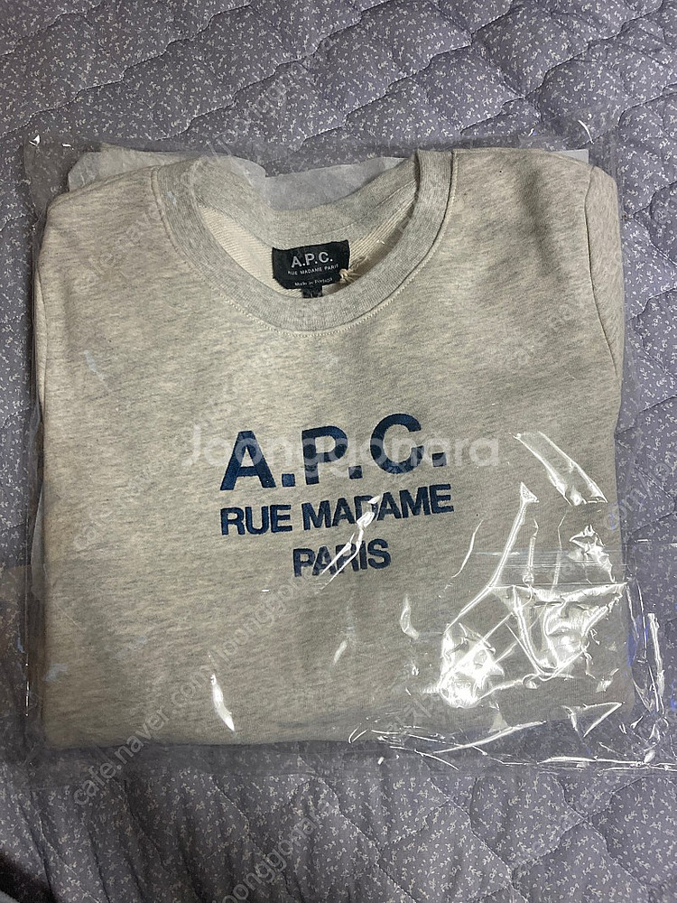 새상품)apc 아페쎄 티나 맨투맨(여성) 그레이L사이즈--1