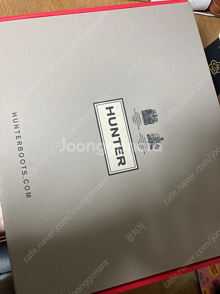 (새상품)헌터 첼시 부츠 무광블랙 230--2
