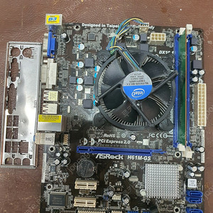 i5 2300 cpu/H61보드/램4G 택포