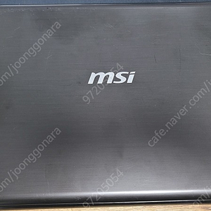 MSI a610 부품용 노트북 입니다.