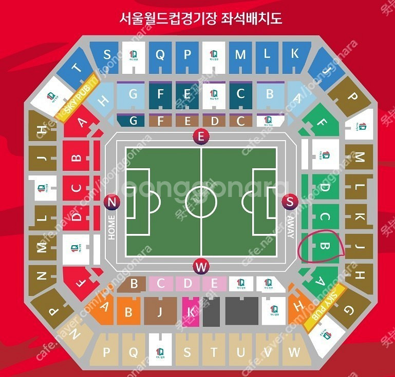 축구 국가대표 우루과이전 [1층] 2등석B 2연석--0