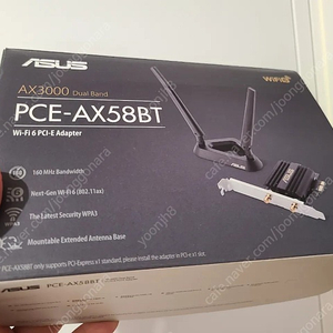 ASUS PCE-AX58BT 무선랜카드 팝니다.