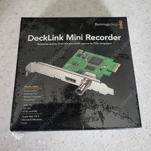 블랙매직 캡쳐카드 DeckLink Mini Recorder