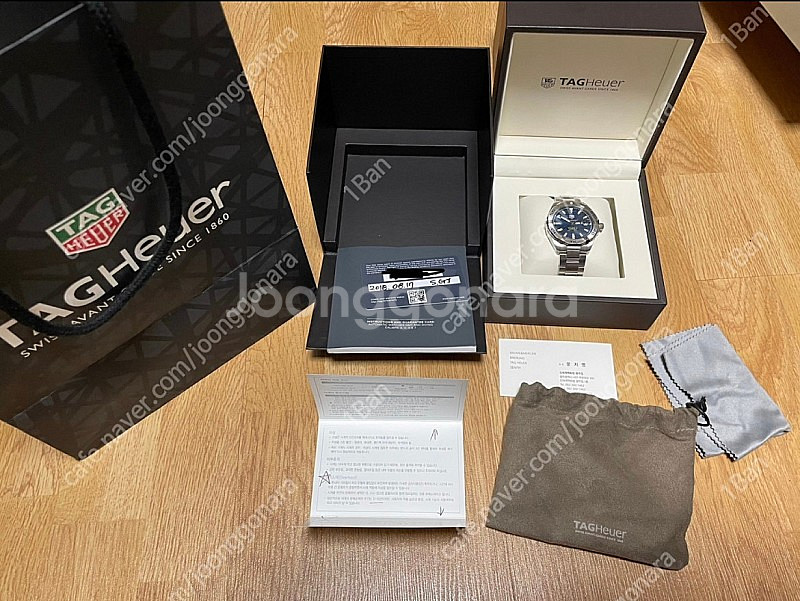 41mm 태그호이어 아쿠아레이서 300 오토 청판--0