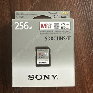 소니 sdxc uhs-2 256gb 판매합니다