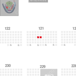 [정가양도]4월6일목요일 수원KT위즈파크 기아KT 3루응원지정석 121 2연석양도합니다