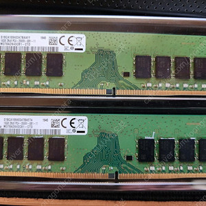 삼성 램 DDR4 16G - 2666 2개 일괄