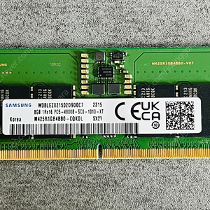 삼성 ddr5 노트북용 메모리 8g ram (pc5-4800)