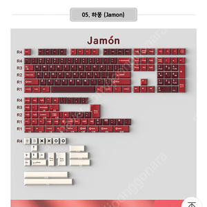 사오파오 gmk 하몽st 키캡