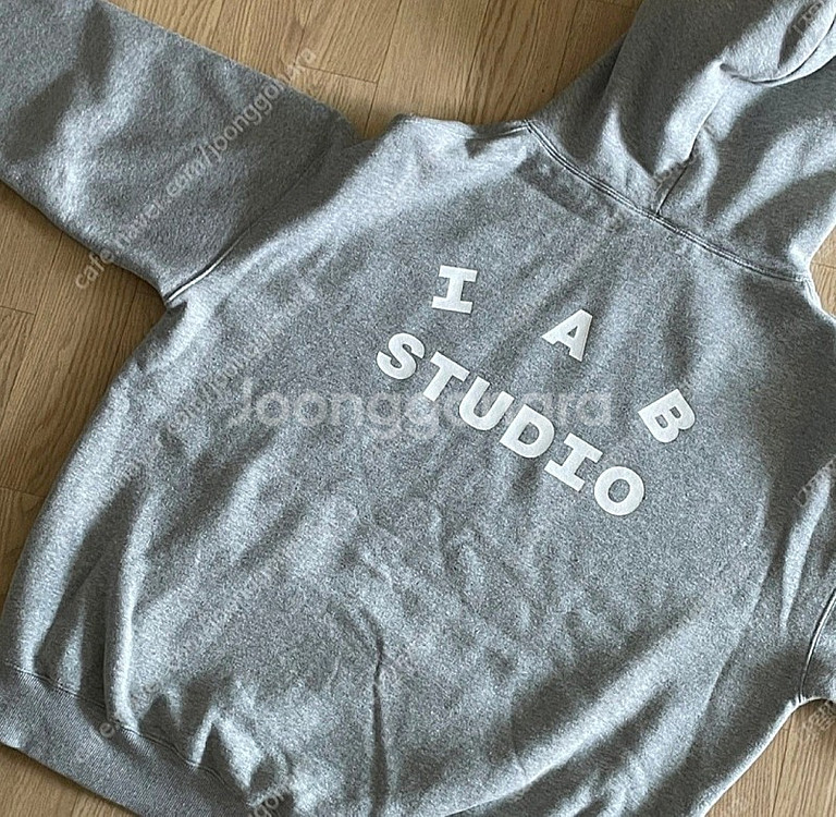 [XL] 아이앱아이앱 스튜디오 후드 그레이 21ss--1