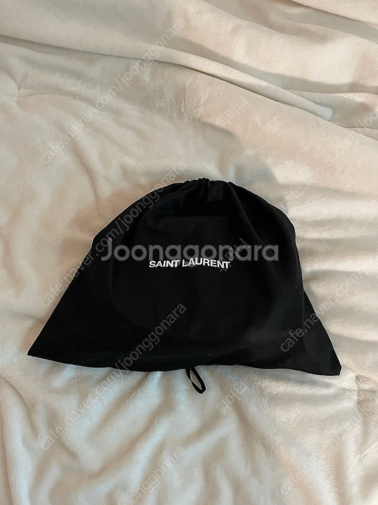 생로랑 선셋백 미디움 은장--7