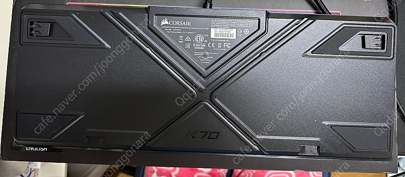 커세어k70 갈축 키보드 단순개봉 팝니다--5