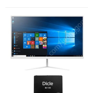 디클 올인원 PC팝니다 화이트색상 대구 직거래가능