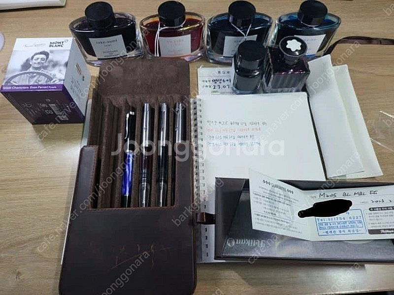 만년필 m205블루마블, 영생 601 데몬 3자루, 이...--0